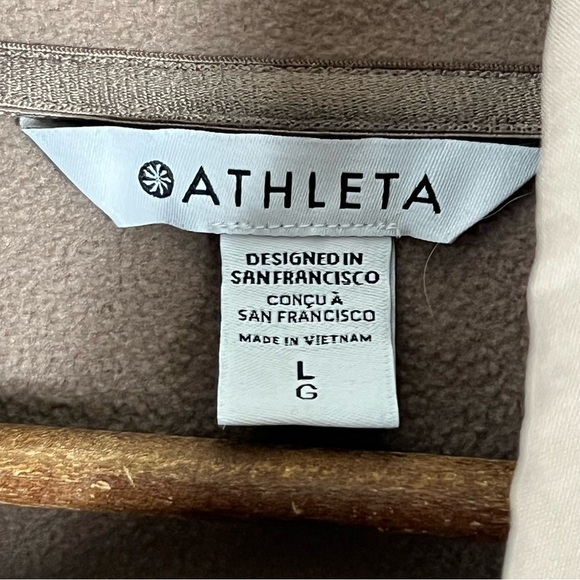 Athleta Triumph Funnel Neck Sweatshirt Womens Size Large Pullover In - Picture 6 of 16